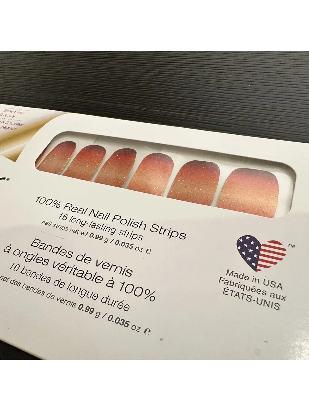 Color Street Solar Flare Nail Polish Strips 16 Count 100% Real Nail Polish, New